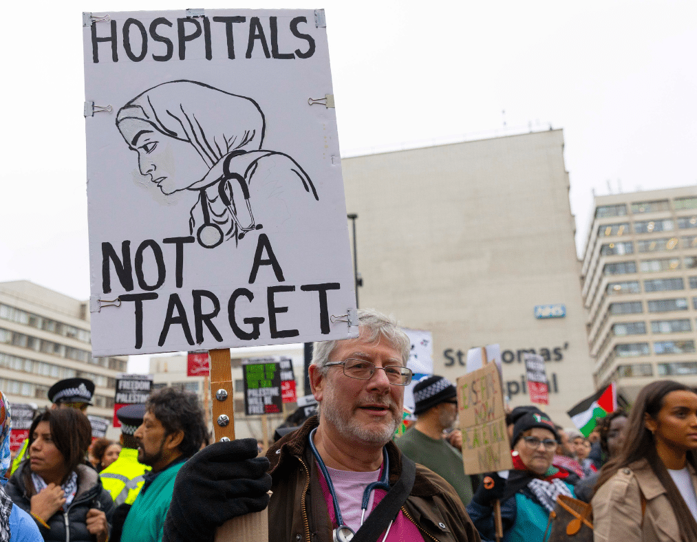 Healthcare workers under fire: the view from Palestine