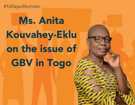 Ms. Anita Kouvahey-Eklu on the issue of GBV in Togo 1 Ms. Anita Kouvahey-Eklu on the issue of GBV in Togo