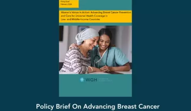 Gender equal leadership in global health